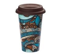 DeLonghi Mug double paroi céramique The Taster DLSC055 — 300 ml — couvercle en silicone