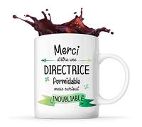 Tasse Directrice Inoubliable Femme | Idée Cadeau Collègue Travail Retraite