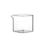 Tasse Doseuse Espresso Verre Borosilicaté Bec Verseur-90ml | Verre Doseur Espresso Borosilicaté Anti Choc Thermique Café Barista