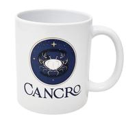 Tasse en céramique design artistique signe du zodiaque cancer pour petit déjeuner collation 36cl