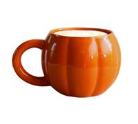 Tasse en céramique en forme de de grande capacité | Tasse à café citrouille d'Halloween pour Thanksgiving, vacances, maison, bureau, comptoir, table, thé, eau, lait, jus