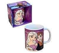 Tasse en céramique, Frozen II, Disney, Elsa et Anna, tasse tasse 350 ml, en boîte