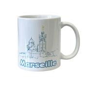 Tasse en céramique Marseille Cbkreation Blanc G