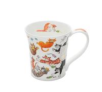 Tasse en Céramique ou Porcelaine Dunoon Galore Jura, Forme de Chat, 8 Ounces, Réutilisable, Maison, Adulte