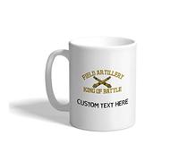 tasse en porcelaine Artillerie de campagne de l'armée Mug Bureau 330ml | Tasses À Café mignon Tasse en céramique pour Lait maison thé