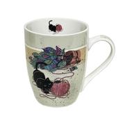 Tasse en porcelaine Chaton pelote 340 ml