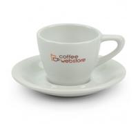 Tasse en porcelaine Coffee-Webstore Espresso 8 vec sous-tasses - par 6