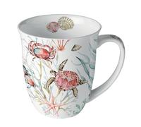 Tasse en Porcelaine Fine Animaux marins