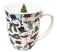 Ambiente Tasse en porcelaine fine Bonhommes de neige 0,4 L