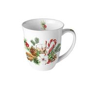 Tasse en Porcelaine Fine - Ambiente - Décoration de Noël - 0.31416 litres - Ronde