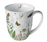 Ambiente Tasse en Porcelaine Fine - Jardin bucolique