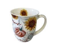 Tournesols et Citrouilles - Tasse en Porcelaine Fine