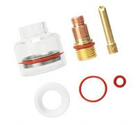 Tasse en verre à haute efficacité pour soudeur TIG avec construction en métal pour torches WP, ensemble de tasses de soudage en métal WP Accessoires de torche