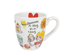 Tasse espresso 0,2L motif cœur - Collection Blond x Senseo - Mug café en céramique - Cadeau pour amateur de café et douceur