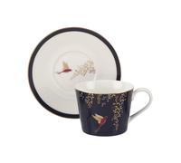 Tasse et Soucoupe - Sara Miller for Portmeirion, Céramique, Bleu Marine, 230 x 185 x 95 cm