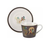 Tasse et Soucoupe - Sara Miller for Portmeirion, Céramique, Gris, 230 x 185 x 95 cm