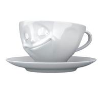 Tasse et sous tasse en porcelaine Humeur Tassen 200 ml