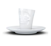 Tasse et sous tasse expresso en Porcelaine Tassen - Heureux