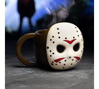 Tasse Friday the 13th en Forme - Masque Jason Voorhees Officiel, Décor Halloween & Cadeau pour Fans de Films d'Horreur 500ml (17 fl oz)