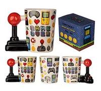 Puckator Mug à Anse Décorée Game Over - Jeu Vidéo Joystick & Pixels