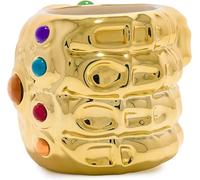 Tasse Gant de l'Infini Avengers - Tasse en Céramique Disney Officielle, Peinte Or avec Pierres de l'Infini, Cadeau pour Fans Marvel End Game