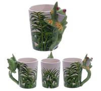 Puckator Mug SMUG23 avec anse grenouille 8 × 11,5 × 13,5 cm Vert