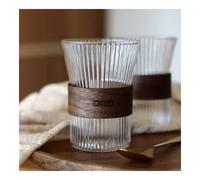 Tasse Karl 250 ml en verre borosilicate transparent- Lot de 2 OGO