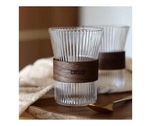 Tasse Karl 250 ml en verre borosilicate transparent- Lot de 2 OGO