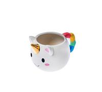 Tasse licorne arc en ciel corne dorée mug original insolite