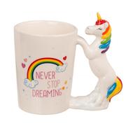 Out Of The Blue Tasse Licorne Never Stop Dreaming – Grès 13 x 12 cm