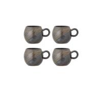 Tasse lot de 4 en grès marron Paula