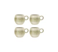 Tasse Lot de 4 en Grès Vert Paula