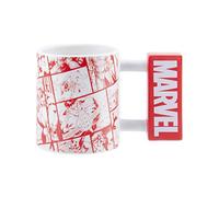 Paladone Tasse Marvel Logo à changement de chaleur – Officielle Disney Marvel – Rouge/Blanc