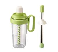 Tasse mélangeur robuste pour cocktails avec design anti-fuite pour mélanger les jus et le café glacé, idéal pour mélanger les boissons protéinées, l'eau citronnée, facile à transporter pour les