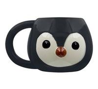 Puckator Mug en céramique Cute Penguin Tête de pingouin Noir