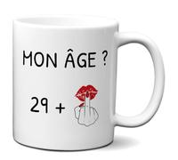 Tasse Mug 30 ans Doigt Honneur Homme Femme - Cadeau Anniversaire 30 ans Ans - Idée Cadeau Original, Humour, Drôle, Rigolo