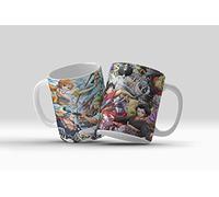 Tasse One Piece avec Luffy, Chopper Zoro, Shanks, Usopp, Nami - Tasse Série Anime (Capacité de 355 ml)