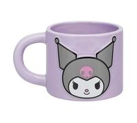 Paladone Kuromi Tasse violette sous licence officielle Sanrio Hello Kitty & Friends 400 ml Grande tasse à café en céramique pour thé et chocolat chaud, cadeau kawaii pour filles, femmes, adolescentes