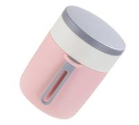 Tasse Petit-déjeuner Isotherme 450ml en Acier Inoxydable, Couvercle | Lait et Porridge, Base Antidérapante, Légère, Usage Bureau ou Déplacement, Finition Texturée