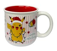 Tasse Pikachu Pokémon thème Noël modèle tasse en céramique bol petit déjeuner 414 ml pour enfants