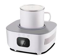 Tasse Portable Chauffage Refroidissement, 50w Refroidisseur Instantané De Boisson électrique Intelligent Avec Affichage Lcd, -15℃ à 80℃ Réglage De Température, Mini Refroidisseur Rapide Pour Ma Smart