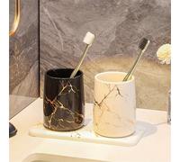 Tasse rince-bouche pour couple, porte-brosse à dents haut de gamme, étagère de rangement pour salle de bain, tasse à gargarisme simple et créative pour couple, tasse à brosse à dents en céramique, tas