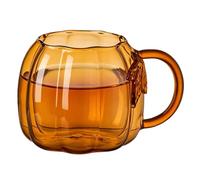 Tasse Tasses À Thé Saisonnières En Forme De Verrerie | Mug En Verre Déco Bureau Pour Lait Whisky Bière Eau Plein Air Camping Randonnée Pêche De Camp, Fête Maison Brun