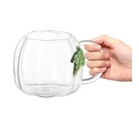 Tasse Tasses À Thé Saisonnières En Forme De Verrerie | Mug En Verre Déco Bureau Pour Lait Whisky Bière Eau Plein Air Camping Randonnée Pêche De Camp, Fête Maison Vert