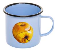 Tasse TOILETPAPER APPLE 10 cm, bleu, Seletti