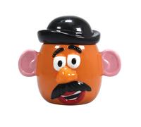 Tasse unique peinte à la main et sculptée à la main en forme de tête de pomme de