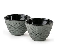 Tasse XILIN 100 ml, set de 2 pc, léger vert, fonte, Bredemeijer