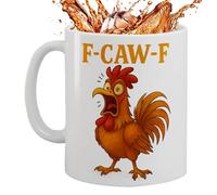 Tasses à café F-CAW-F Coq et poule Boissons et décoration de la maison | Tasse à thé coq avec une humeur inappropriée, rafraîchissement, bière, vin pour cuisine, bureau, voyage