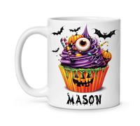 Tasses De Petit Déjeuner Humour Tasse À Café En Porcelaine Cupcake Effrayant D'Halloween Monstre Sweet Drôle Tasses À Café Pour Décorer Anniversaire Femme 330Ml