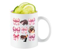 Tasses en céramique avec poignée Motif hippopotame 350 ml | Tasses à lait d'animaux pour adultes et enfants, bureau, école, salle de classe, maison, thé, eau, lait, cacao chaud